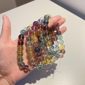 Rainbow Fluorite bracelet (*high quality*)