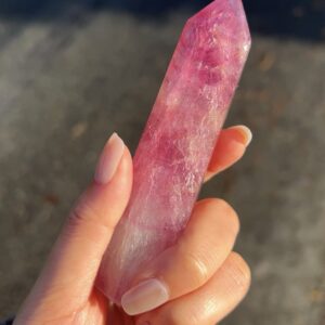 Purple fluorite tower