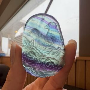 Fluorite carving