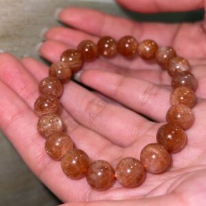 Super flashy sunstone bracelet